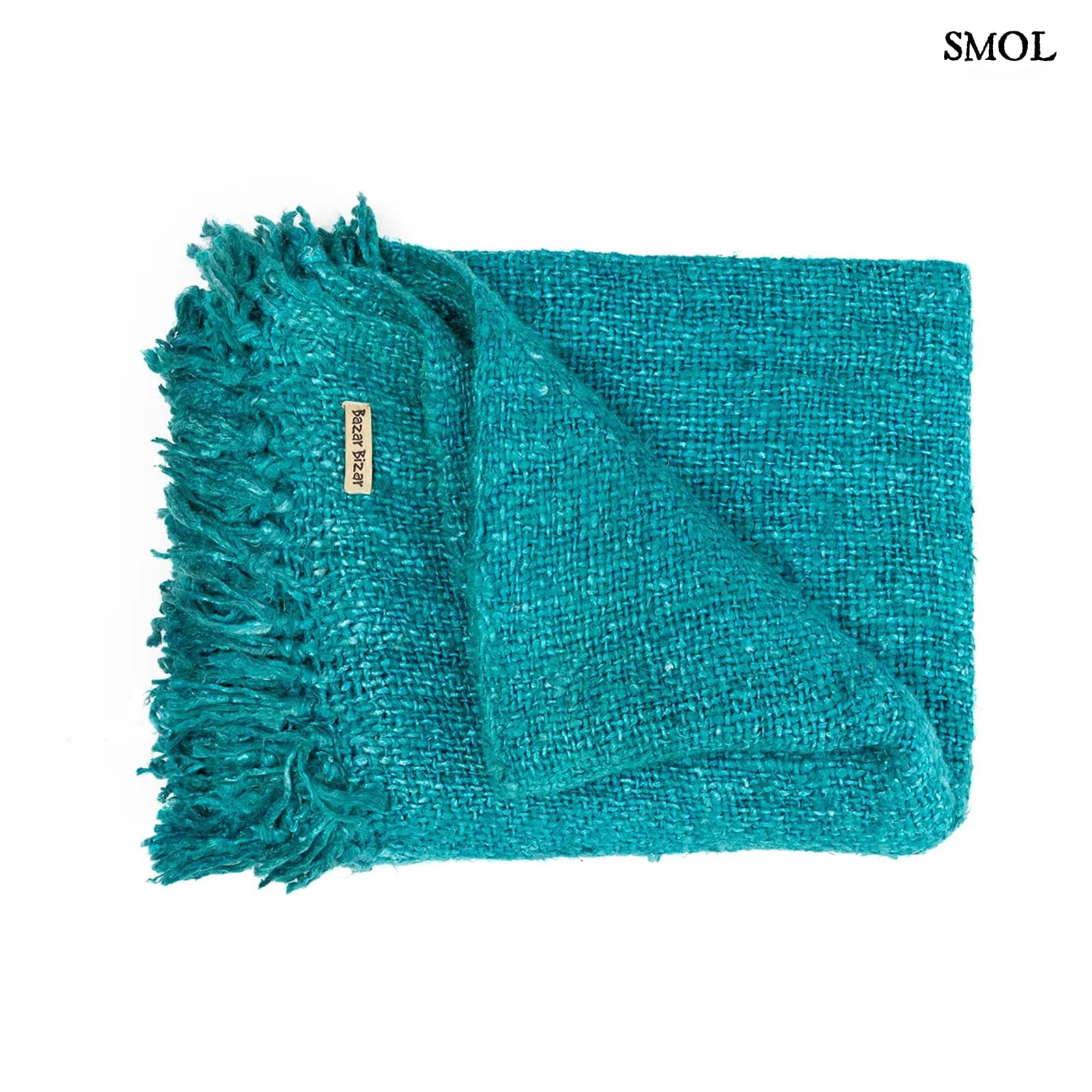 PLAID AQUA, aqua kék pléd - smol.hu