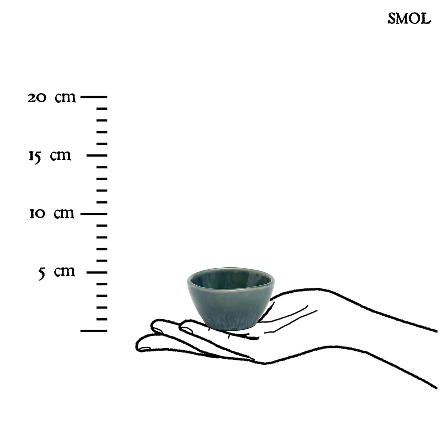 AQUA, szószos tálkák, 4db-os szett,  ⌀6,5 cm - smol.hu