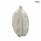 ASA kerámia váza – csillaggyümölcs forma, fehér, 20 cm - smol.hu - fehér háttérrel