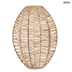AVANTI - természetes raffia fali lámpaernyő - 40 cm - smol.hu - fehér háttérrel