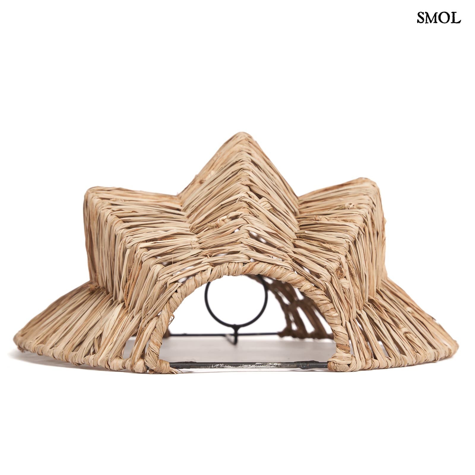 AVANTI - természetes raffia fali lámpaernyő - 40 cm - smol.hu - alulról
