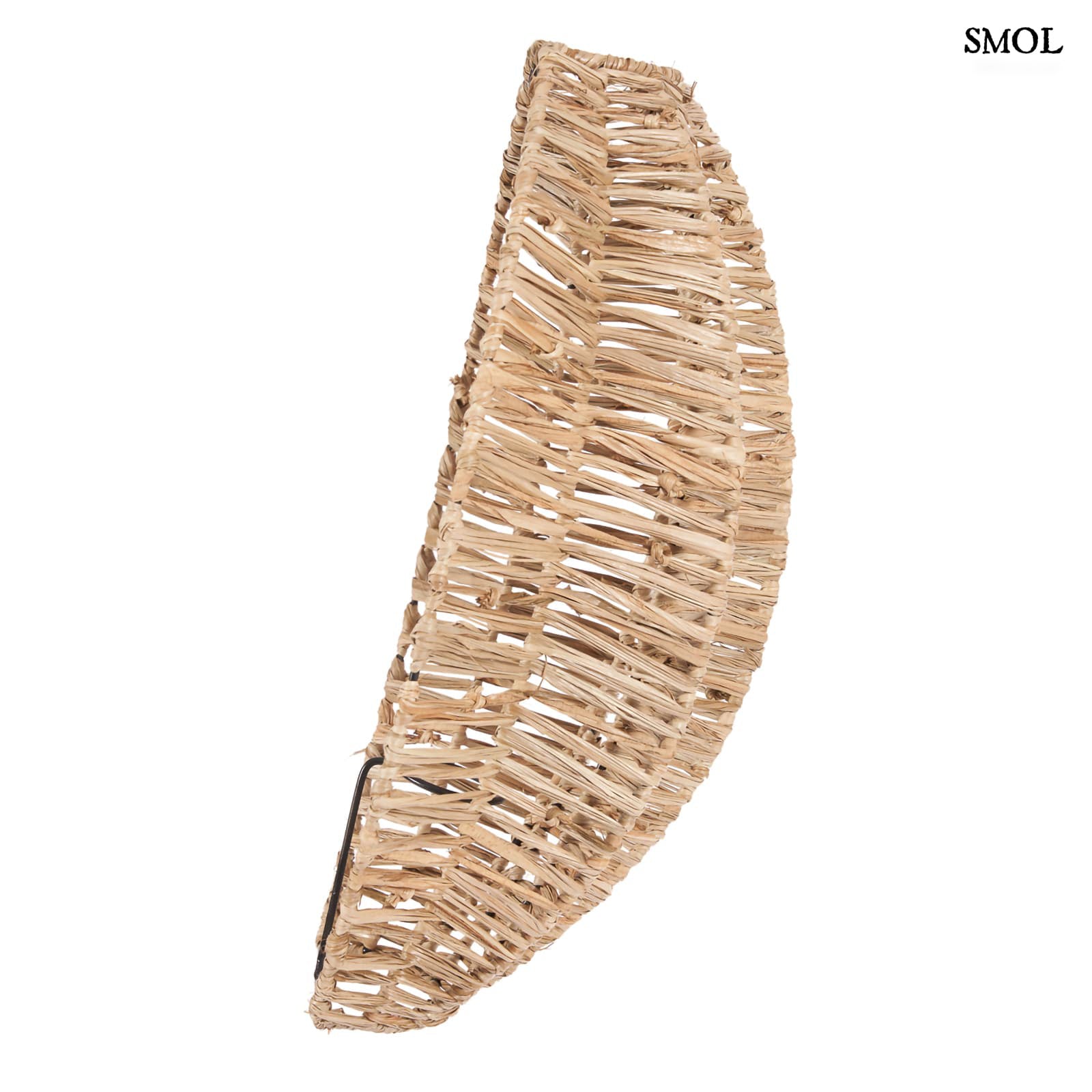 AVANTI - természetes raffia fali lámpaernyő - 40 cm - smol.hu - oldalról