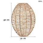 AVANTI - természetes raffia fali lámpaernyő - 40 cm - smol.hu - méretekkel