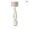 Floor lamp - white papier-mâché, XL | LAMPATHA