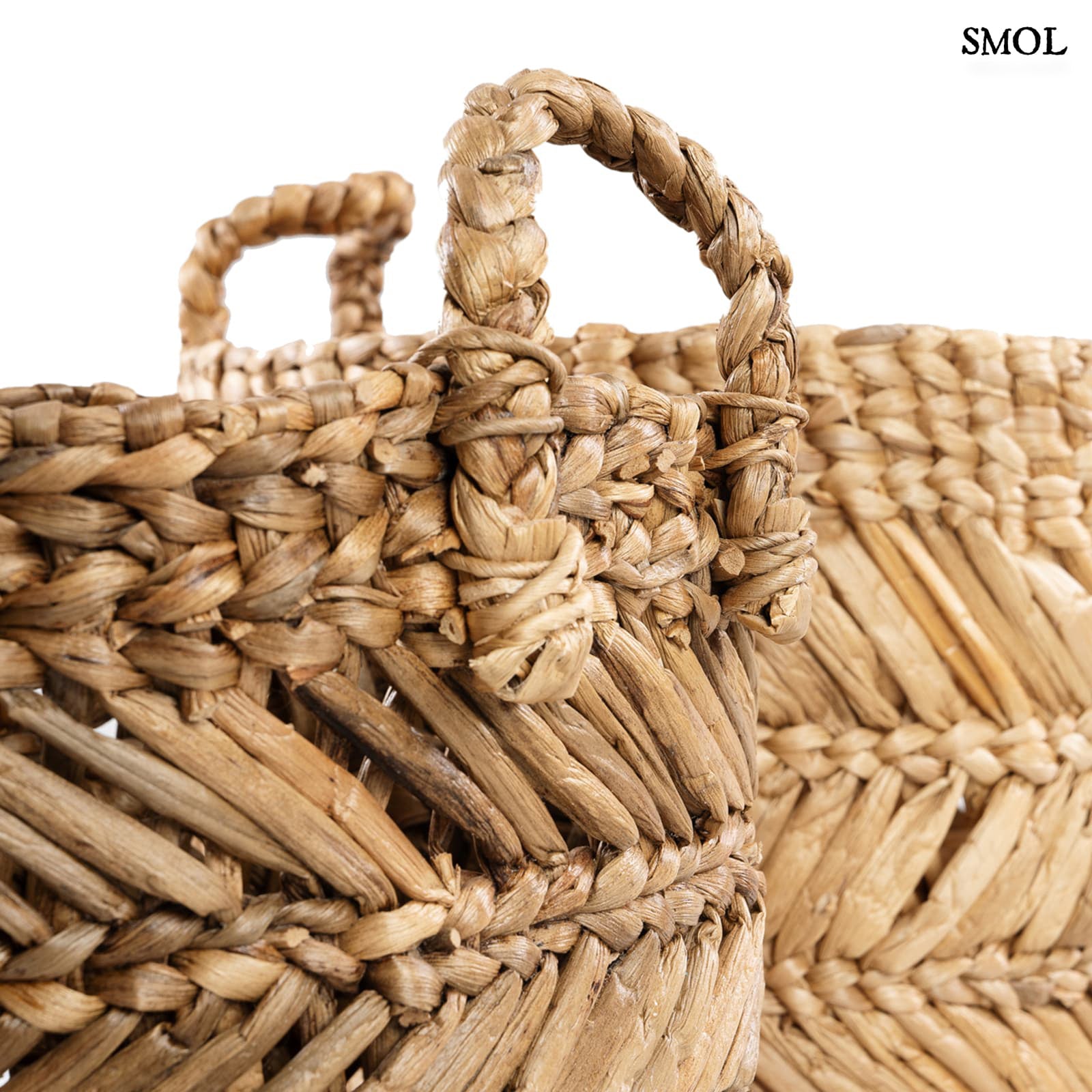 BANANA ZIGZAG - nagyméretű banánlevél tárolókosár- 40 cm - smol.hu  - fül nagyítva