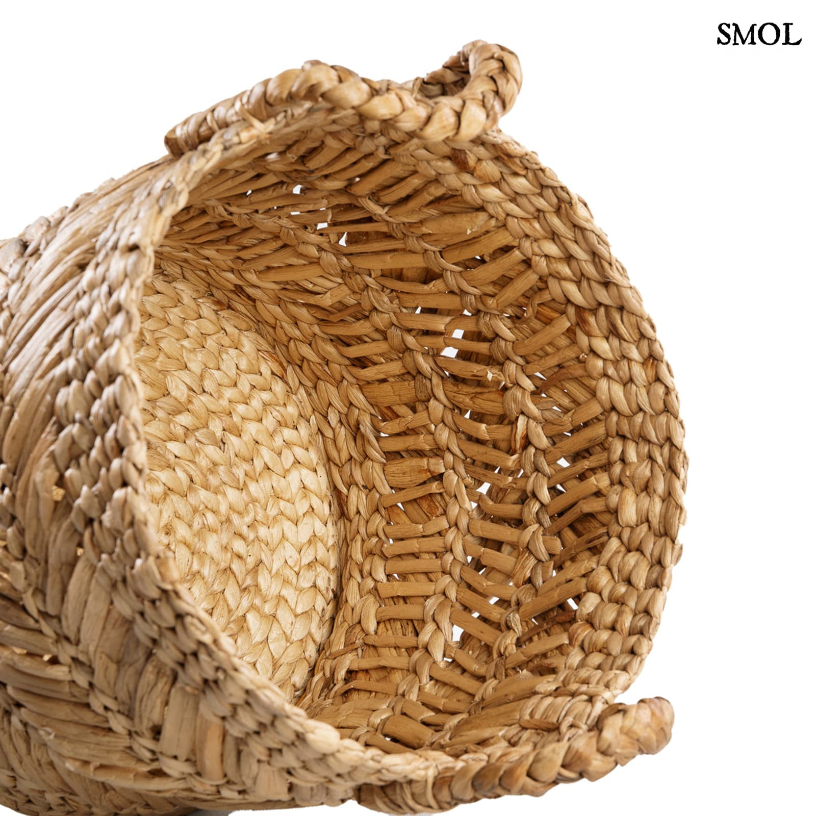 BANANA ZIGZAG - nagyméretű banánlevél tárolókosár- 40 cm - smol.hu  - eldöntve