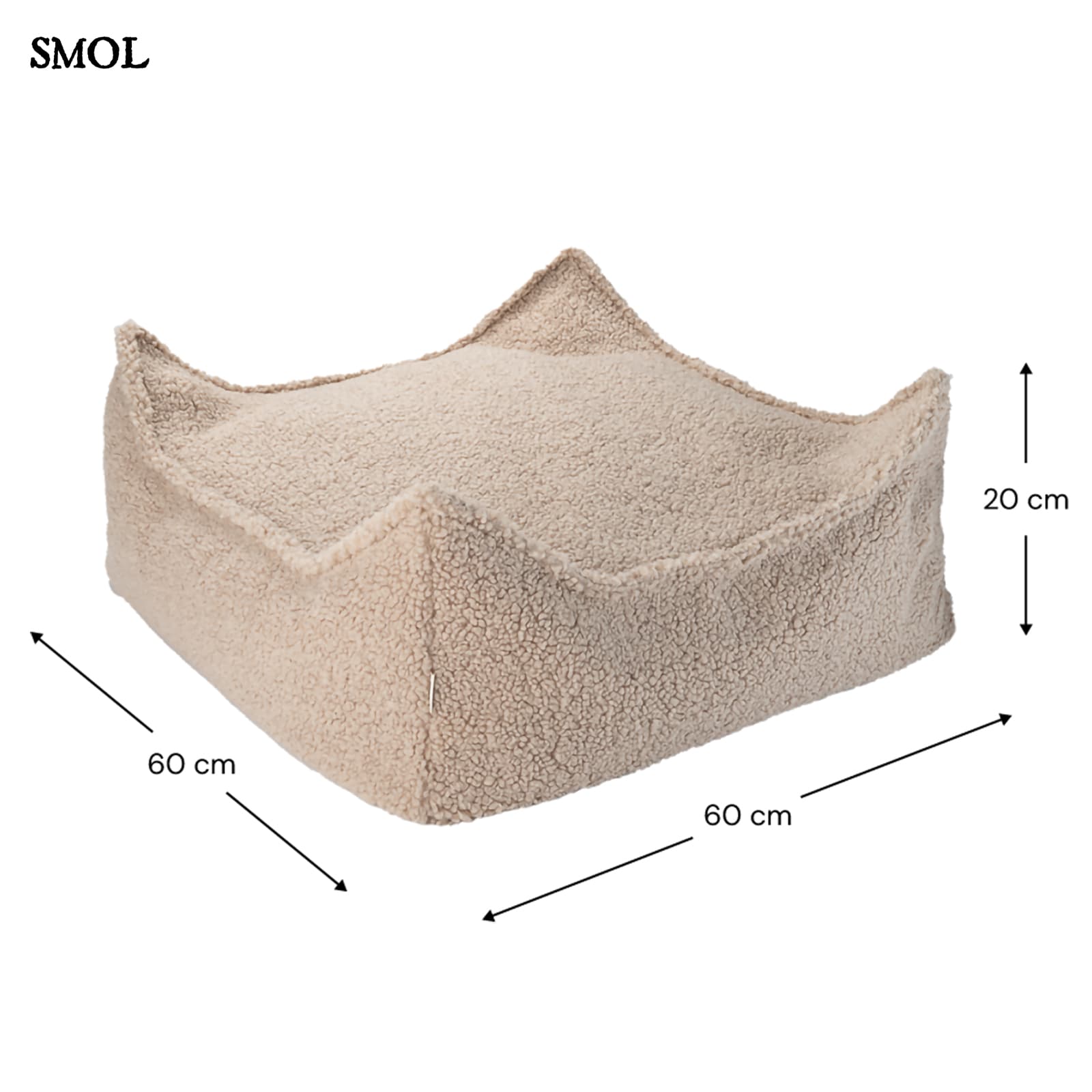 BISCUIT, gyerek puff, 60x60x20 - smol.hu