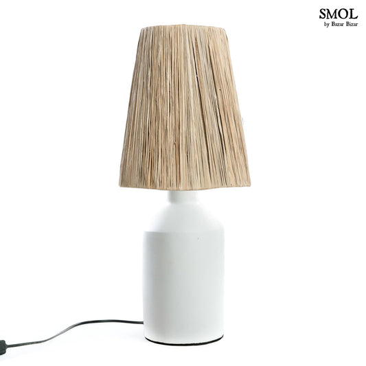 smol.hu-BETHARI, fehér asztali lámpa, 60 cm termékképe