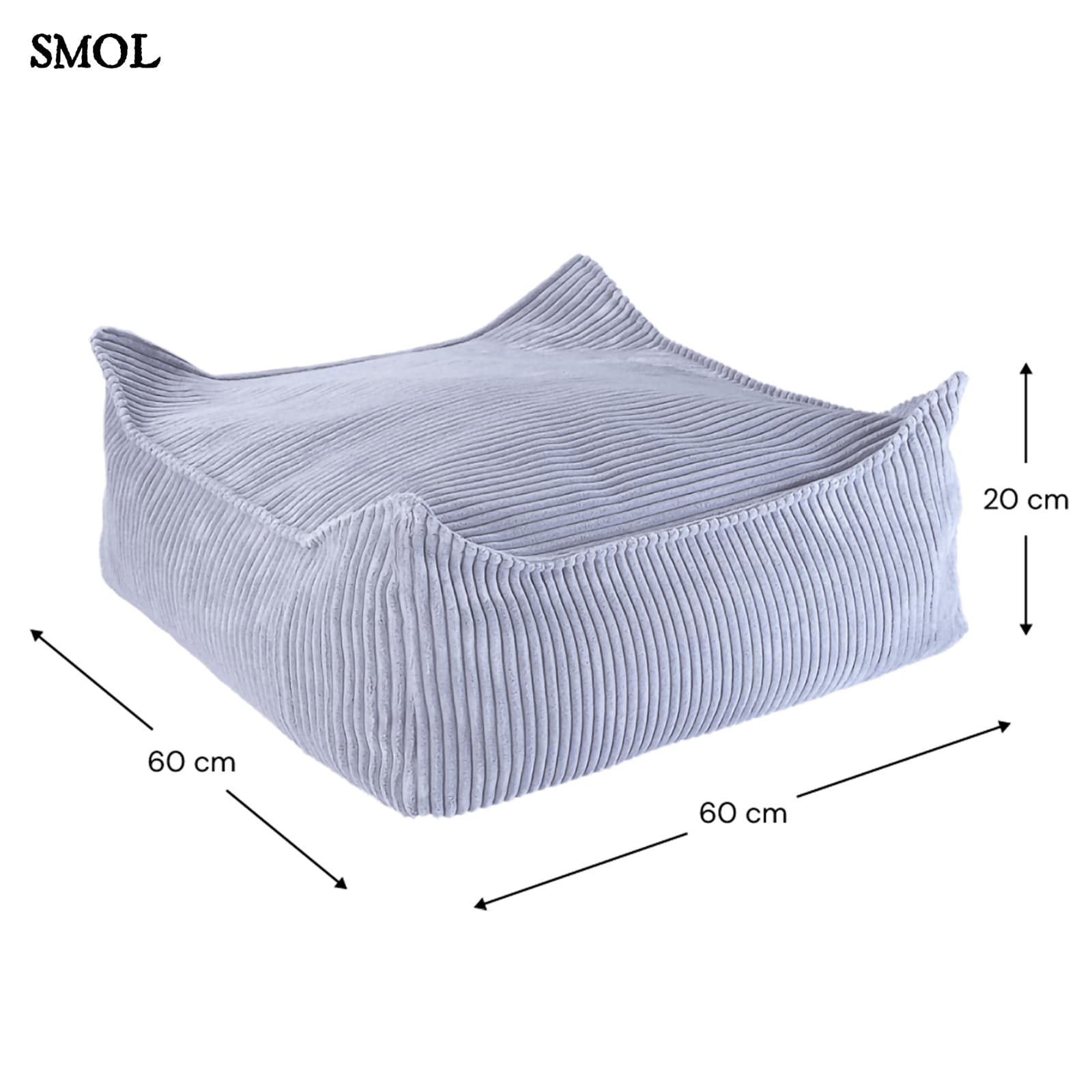 BLUEBERRY, gyerek puff, 60x60x20 - smol.hu