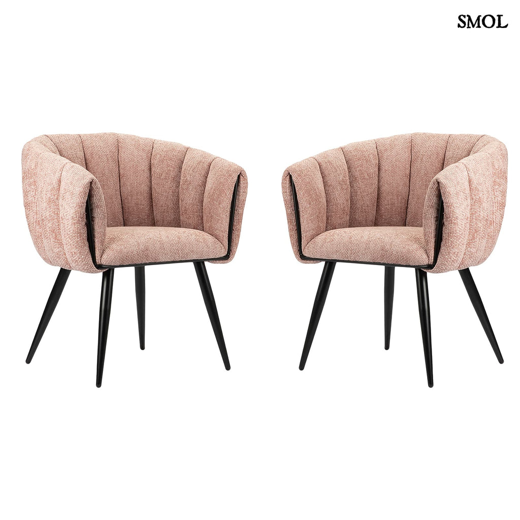 BREEZE PINK, 2 db kárpitozott étkezőszék - smol.hu - egymás felé fordítva