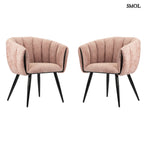 BREEZE PINK, 2 db kárpitozott étkezőszék - smol.hu - egymás felé fordítva