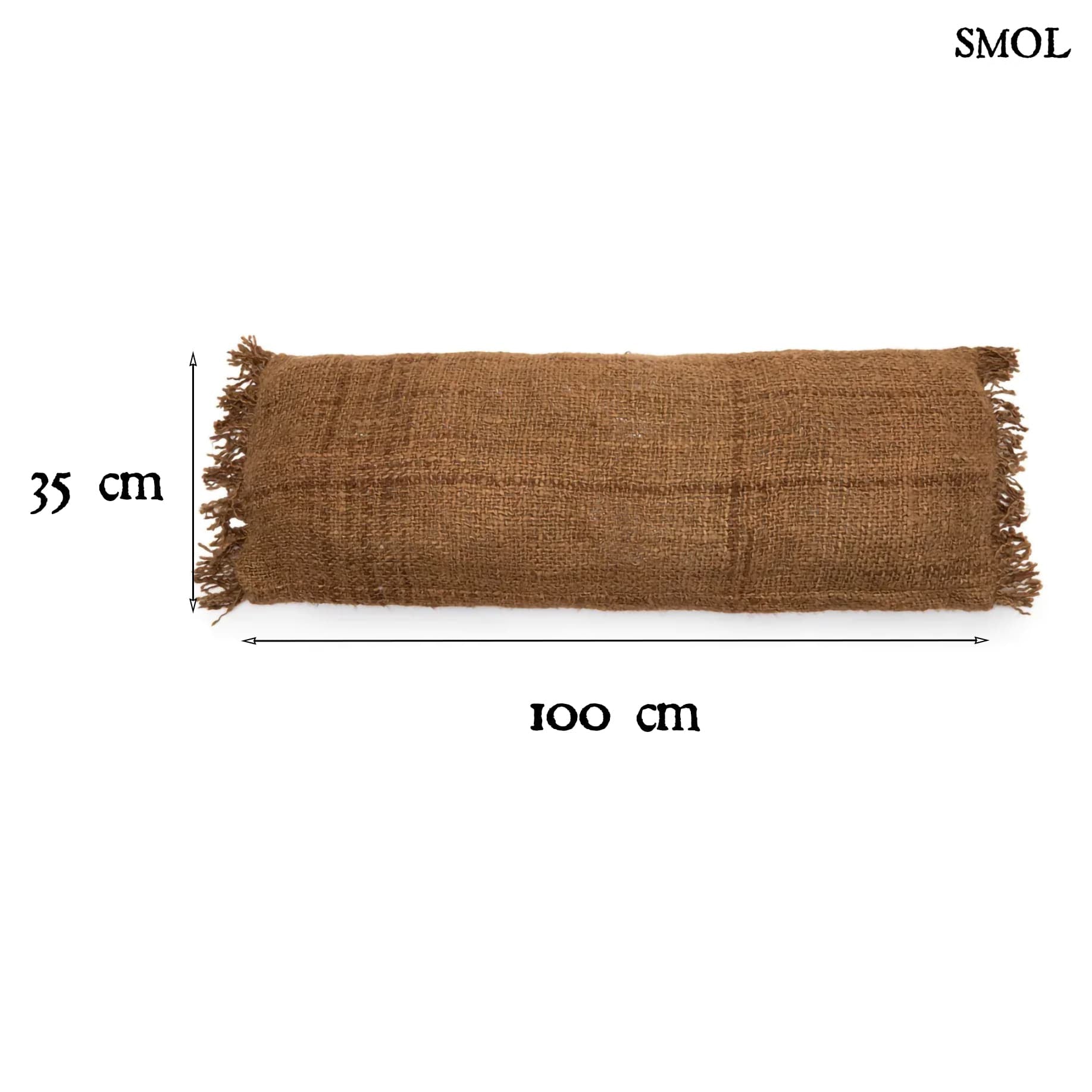 GEE BROWN, díszpárnahuzat, 35x100 - smol.hu
