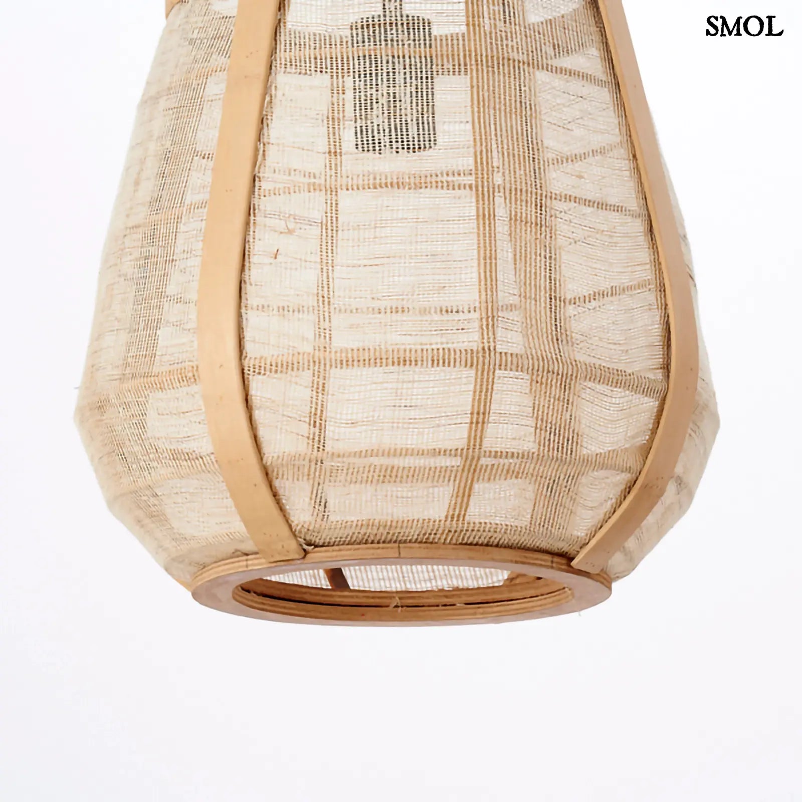 Bambusz függőlámpa – japán stílus | ALUPU | SMOL- alsó rész nagyítva
