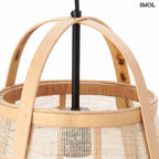 Bambusz függőlámpa – japán stílus | ALUPU | SMOL - felső rész oldalról