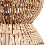 Banánlevél és Rattan Függőlámpa – XL | CHEMCHEM | SMOL - középső rész nagyítva