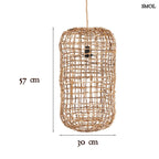 Banánlevél függőlámpaernyő, 57 cm | KUSO - smol.hu - méretekkel