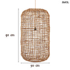 Banánlevél függőlámpaernyő, 92 cm | KUSO - smol.hu - méretekkel