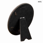 smol.hu -CAMEO, antik arany színű, ovális képkeret, 19,7 cm hátulról
