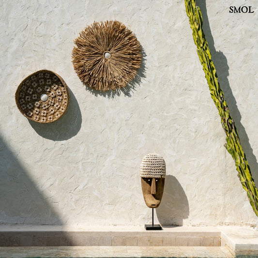 CARIBE, kagylós, fali dekoráció,⌀42 cm - smol.hu