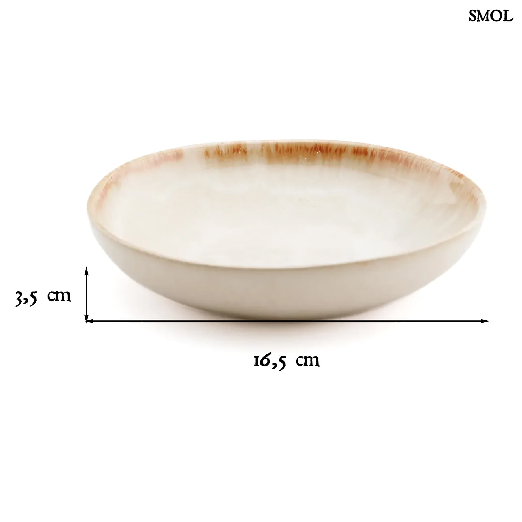 CASCAIS, kis tálalótányér, 6 darabos szett, ⌀16,5 cm - smol.hu