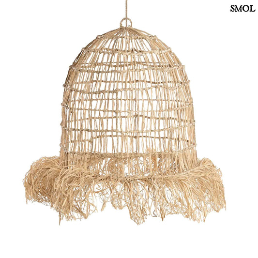 CASITA, természetes függőlámpaernyő, 85 cm - smol.hu - fehér háttérrel