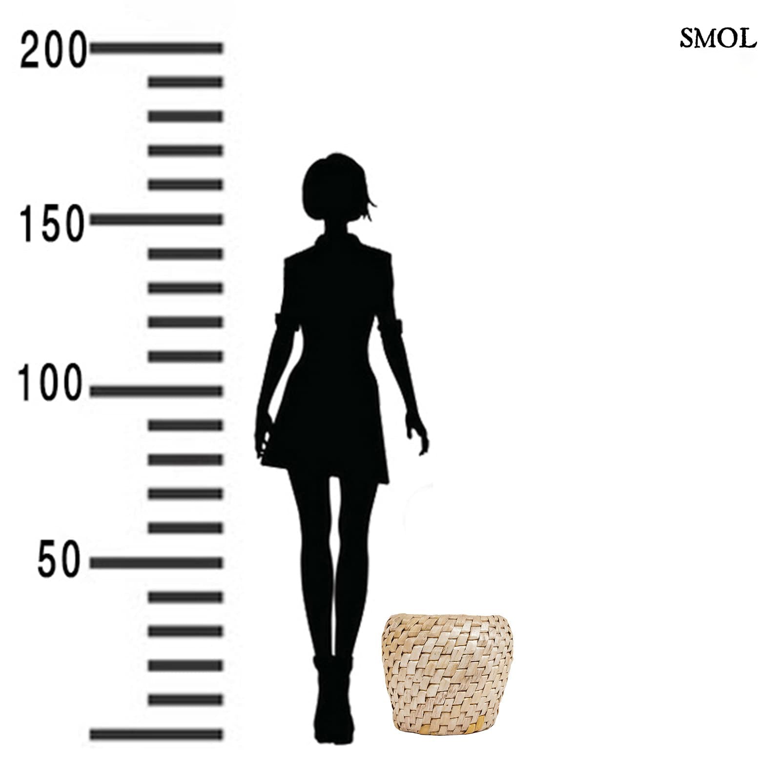 CHIDI, natúr kosár, ⌀ 41 cm - smol.hu