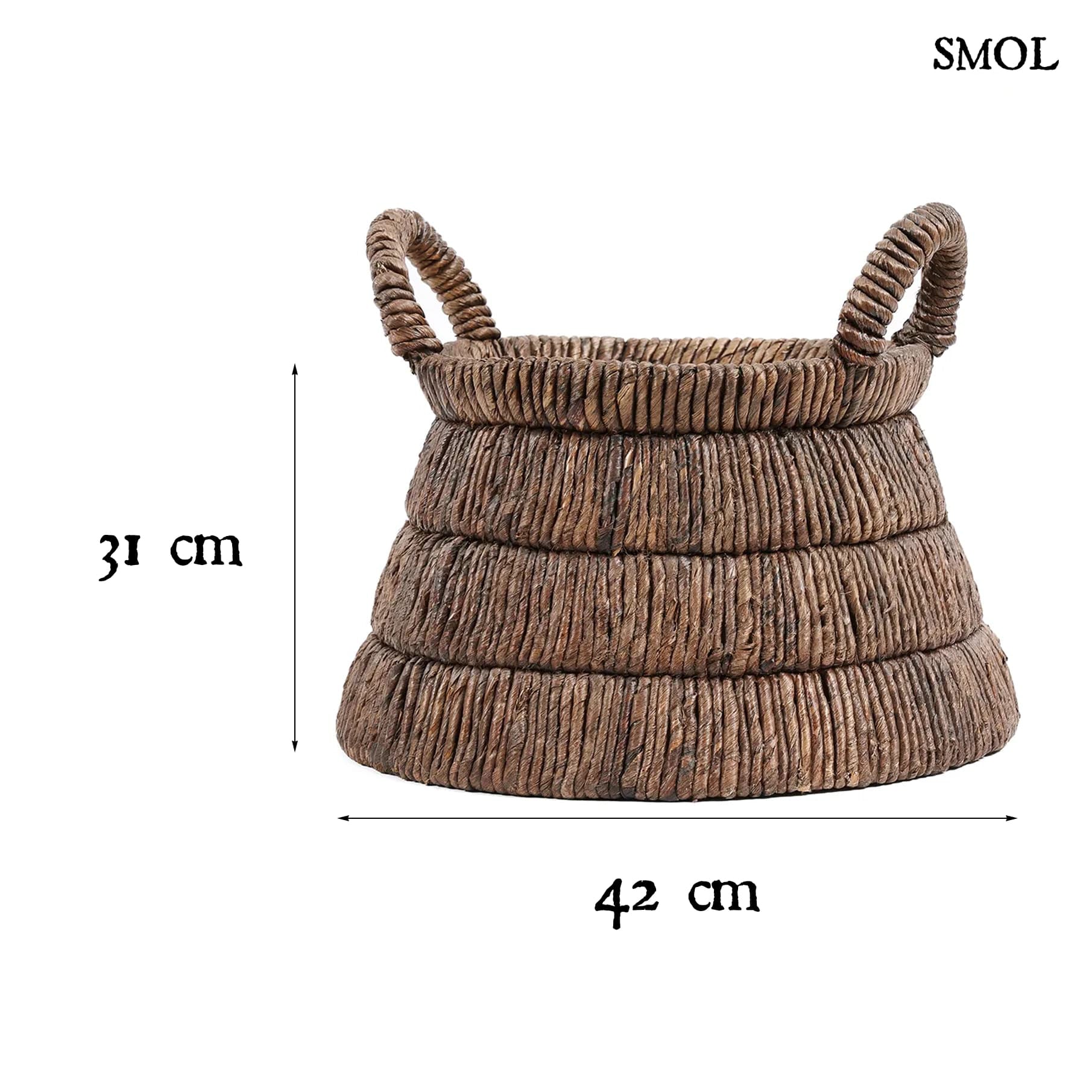 CHISOMO, banánlevél kosár, ⌀42 cm - smol.hu