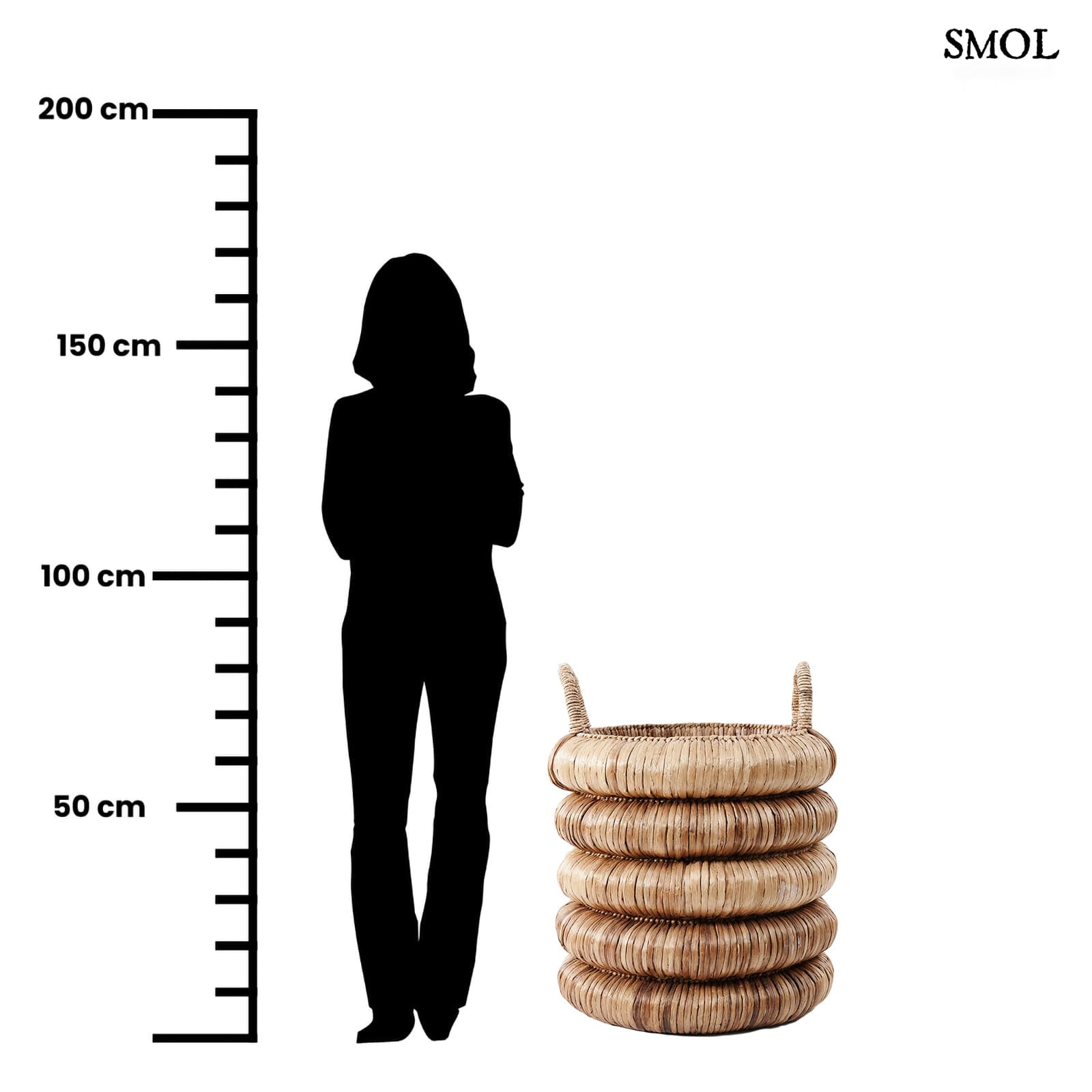 CHUNKY, extra nagyméretű kosár, 65 cm - smol.hu