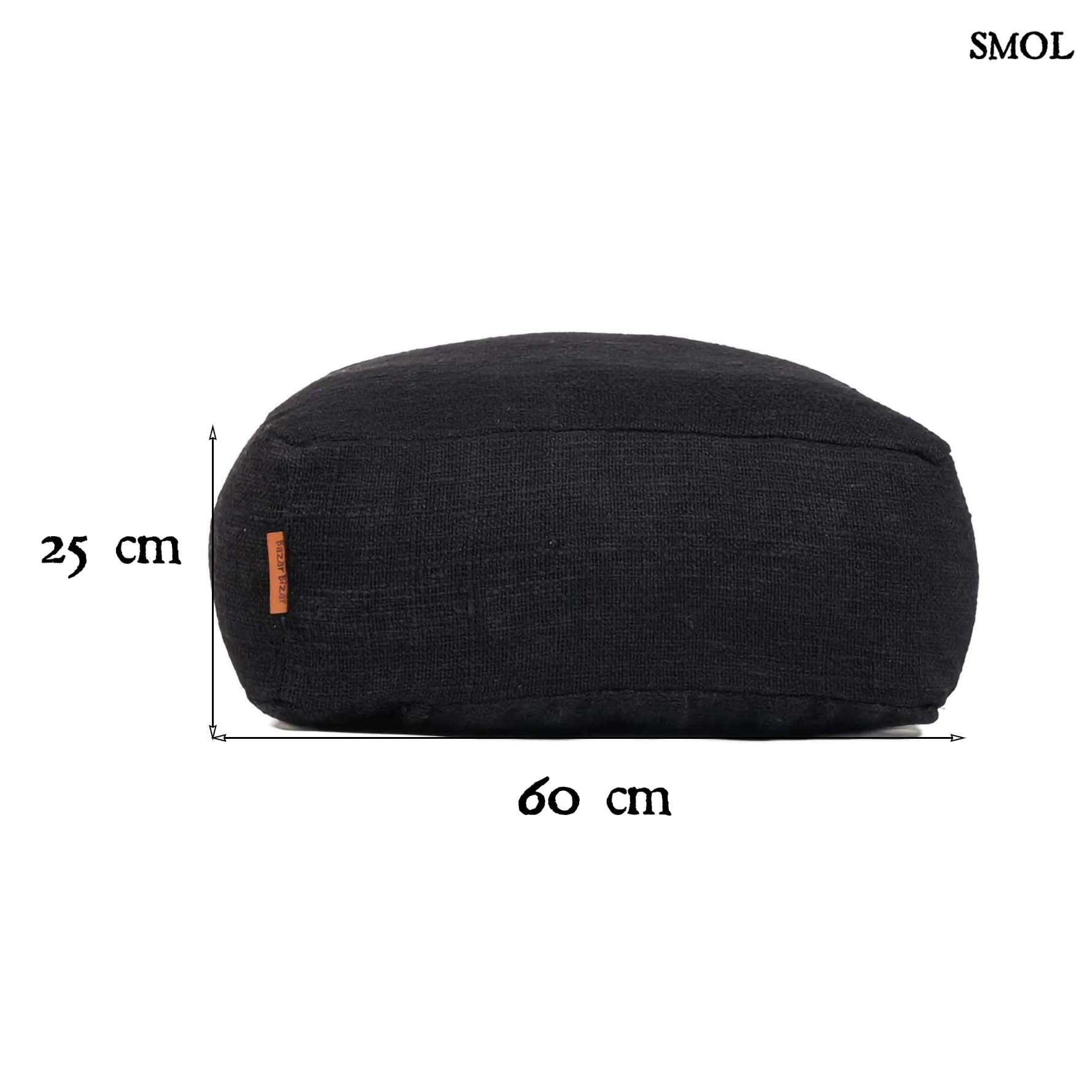 COMFY, szögletes puff, 60 cm - smol.hu