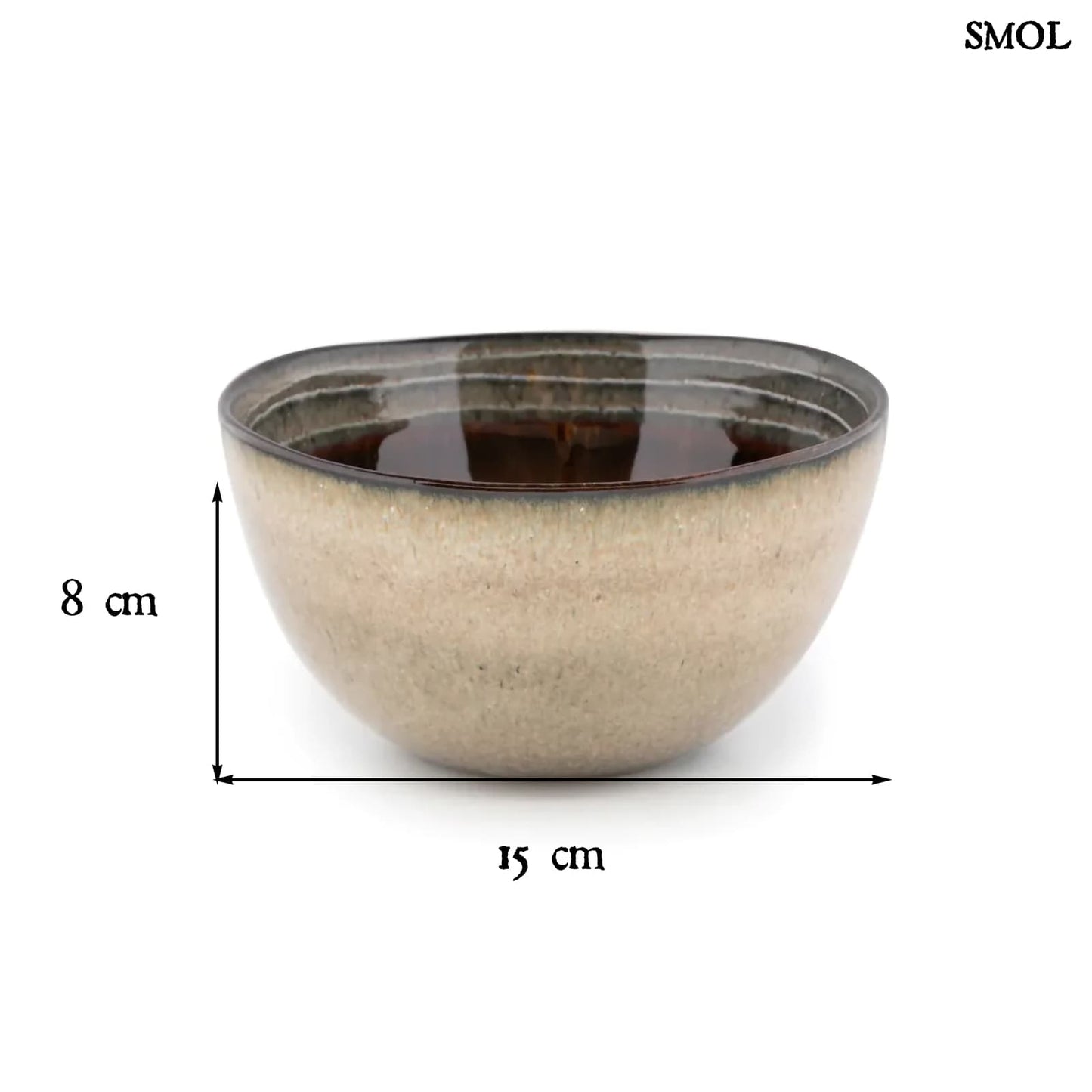 COMPORTA CEREAL, reggelizőtál készlet – 6 db, ⌀15 cm - smol.hu - méretekkel