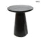 Kisasztal - fekete, fa, ⌀50 cm |  CONIC