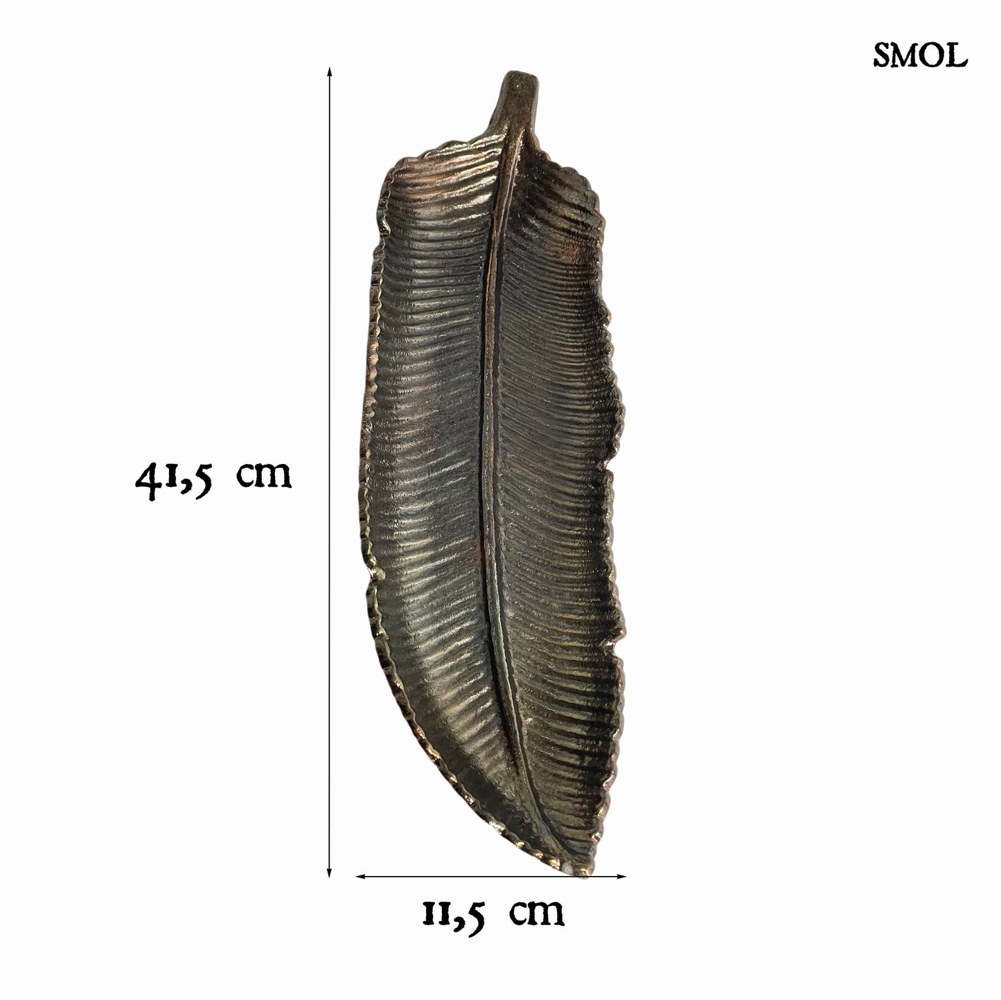 smol.hu -CORA, fém dísztál, 41,5 cm