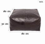 CHOCOLATE, bőr puff, 60 cm - smol.hu