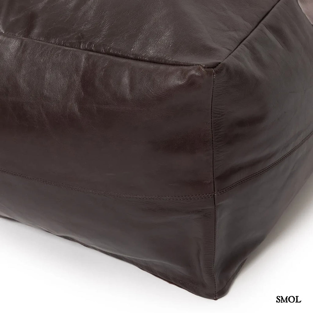 CHOCOLATE, bőr puff, 60 cm - smol.hu