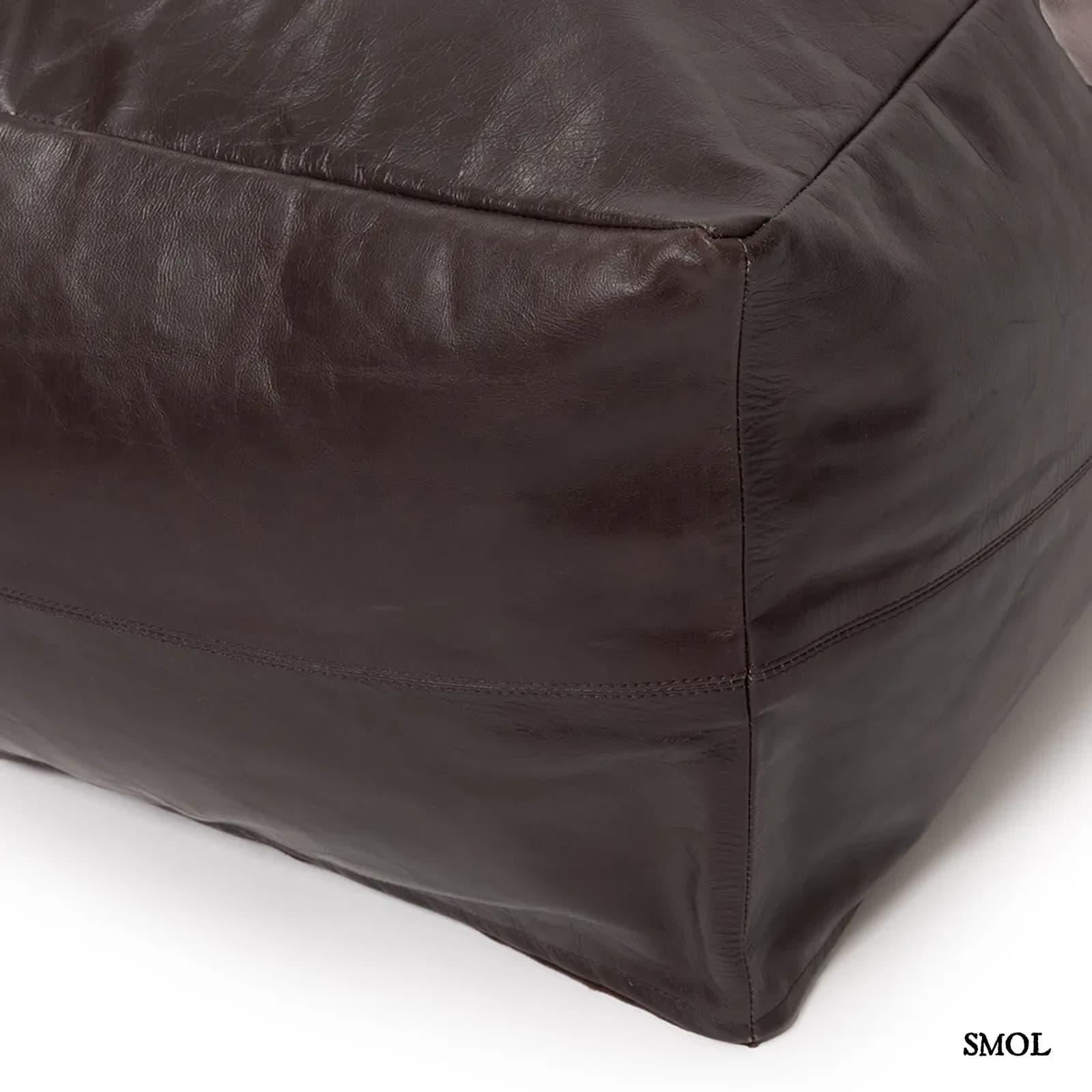 CHOCOLATE, bőr puff, 60 cm - smol.hu