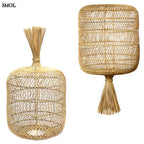 DUMPLING, rattan álló-/ függőlámpaernyő, 70 cm - smol.hu - álló- és függőlámpaként együtt