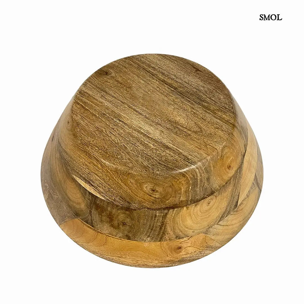 Dekoratív tál fából | ELISA | SMOL - alulról