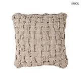 Decorative pillowcase – braided linen, natural | LINEN CROSIER