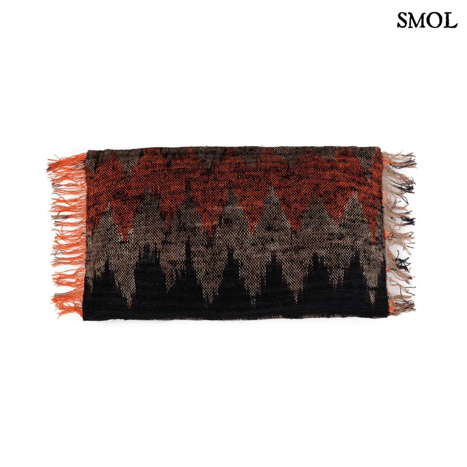Díszpárnahuzat - pamut, 30x50 | GEE ORANGE BLACK - smol.hu - fehér háttérrel