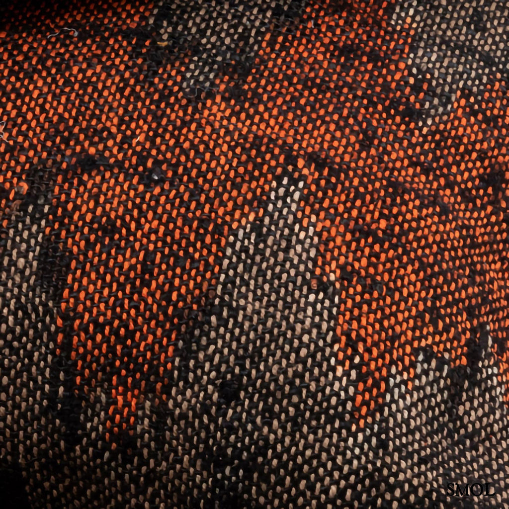 Díszpárnahuzat - pamut, 30x50 | GEE ORANGE BLACK - smol.hu - nagyítva