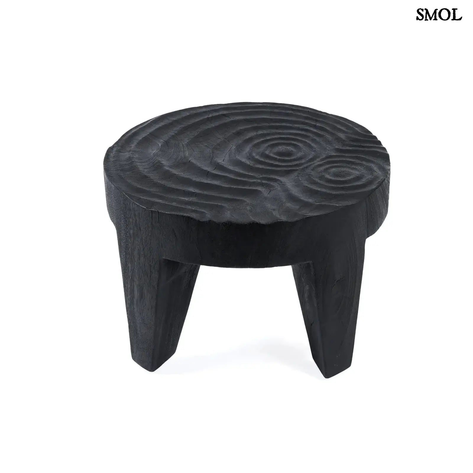 Dohányzóasztal - fekete, fa | MADERO | SMOL - fehér háttérrel