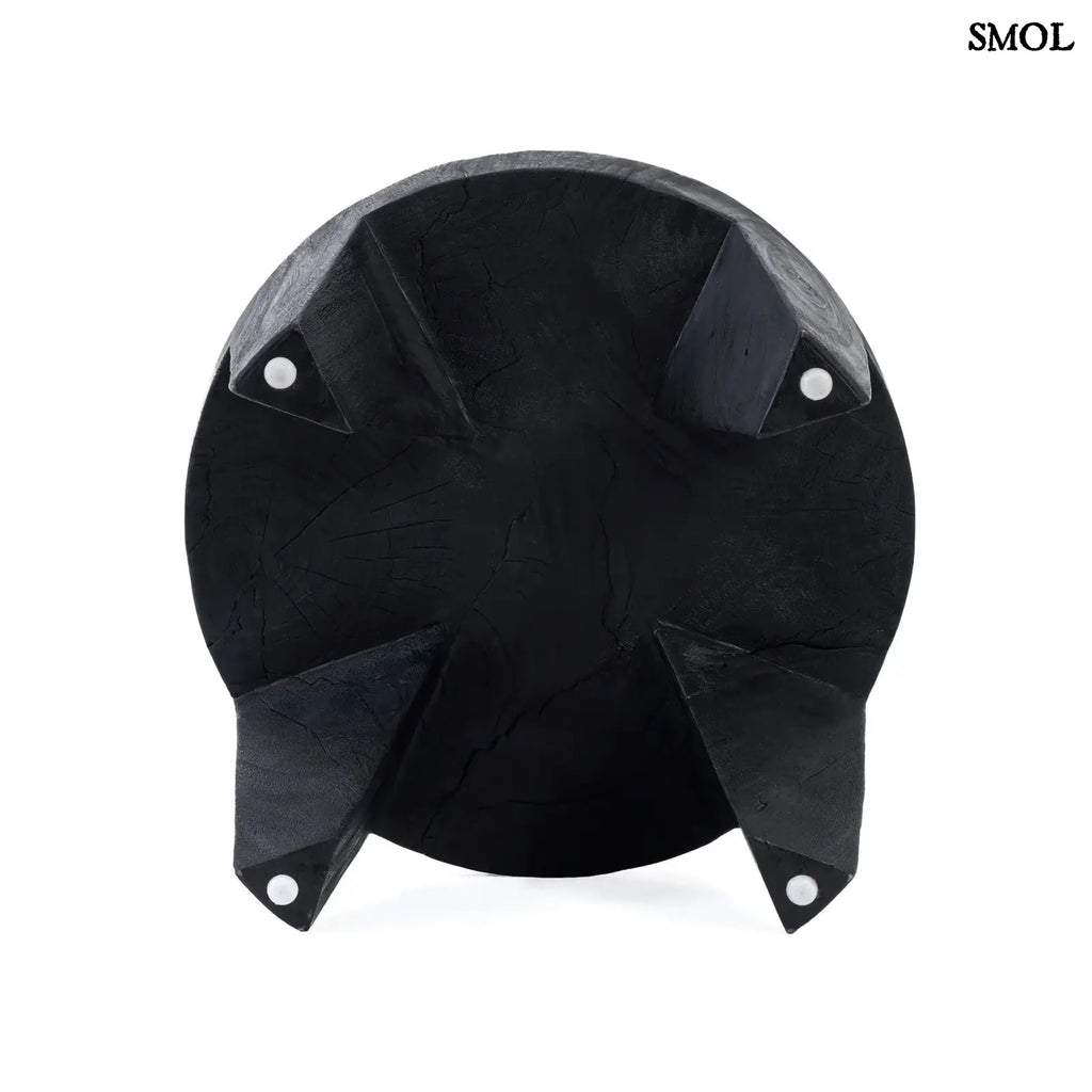 Dohányzóasztal - fekete, fa | MADERO | SMOL - alulról