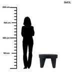 Dohányzóasztal - fekete, fa | MADERO | SMOL - méretarányosan