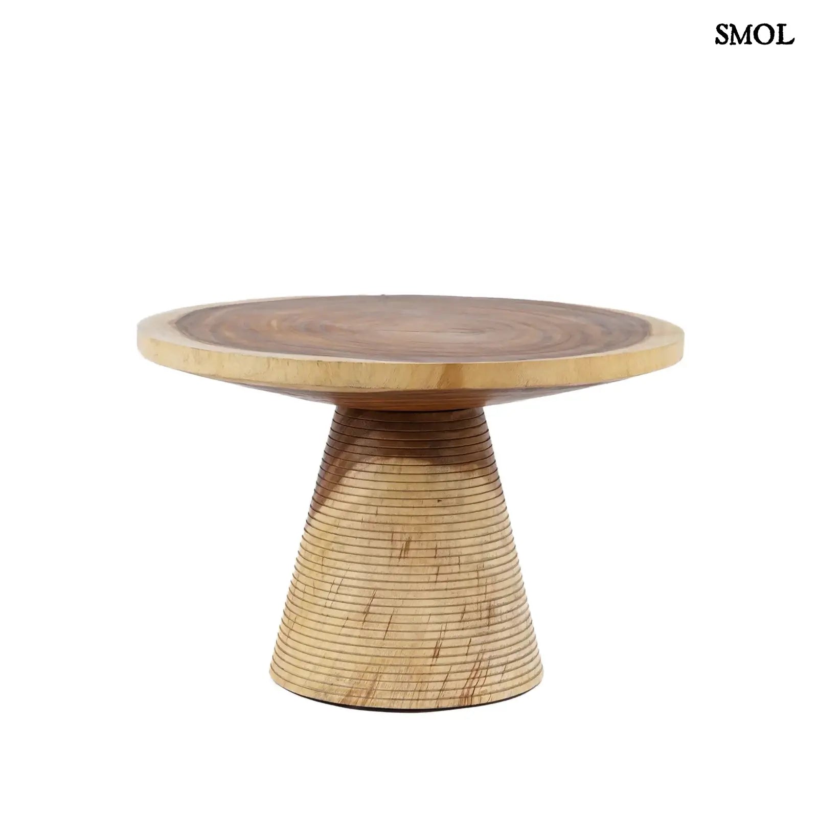 Dohányzóasztal - természetes fa, natúr | MATATA | SMOL - fehér háttérrel