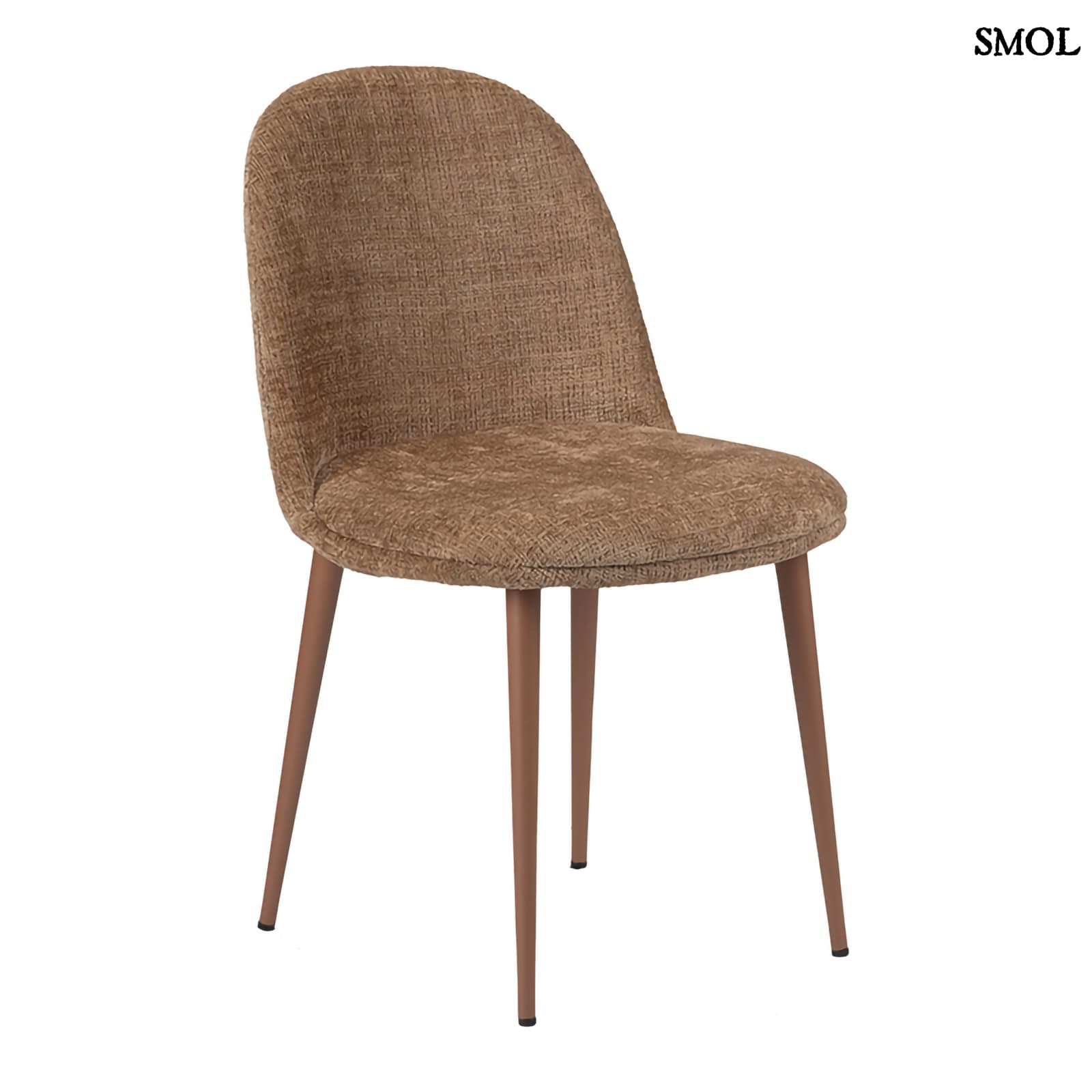 EGG CHAIR CARAMEL, 2 db kárpitozott étkezőszék - smol.hu - ferdén befordítva
