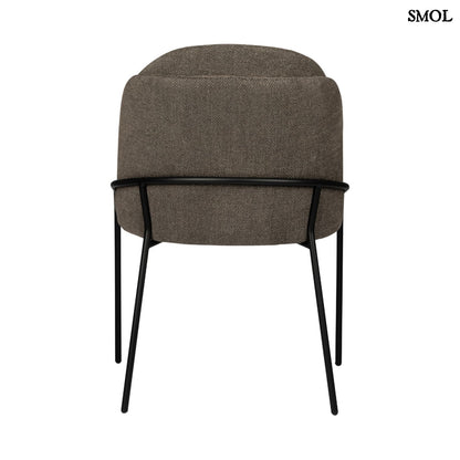 FJORD TAUPE, 2 db kárpitozott étkezőszék - smol.hu - hátulról