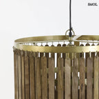 Fa Függőlámpa - természetes, modern | TULARE | SMOL - felső rész nagyítva