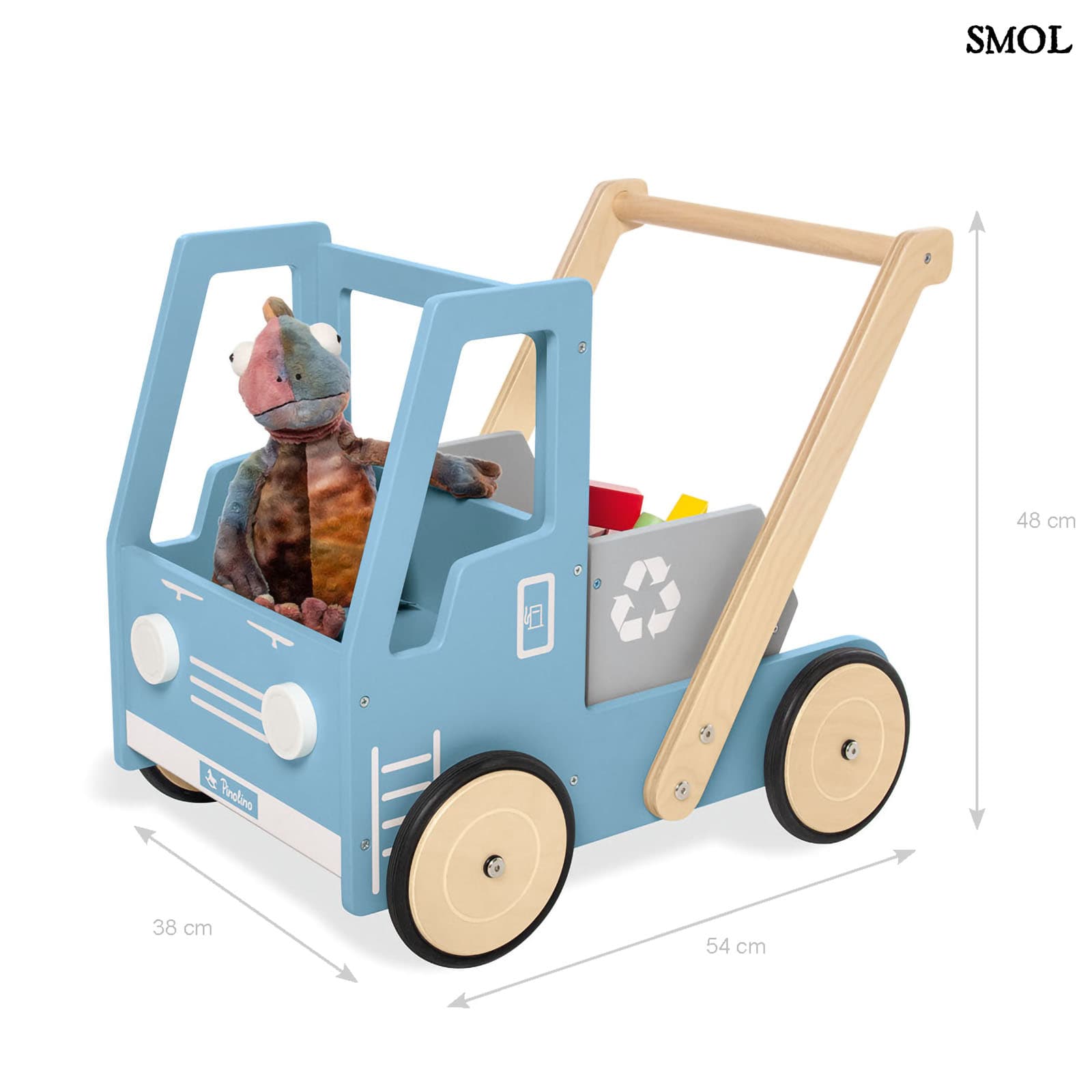 Fa Járássegítő Teherautó | TRUCK FRED | SMOL - méretekkel
