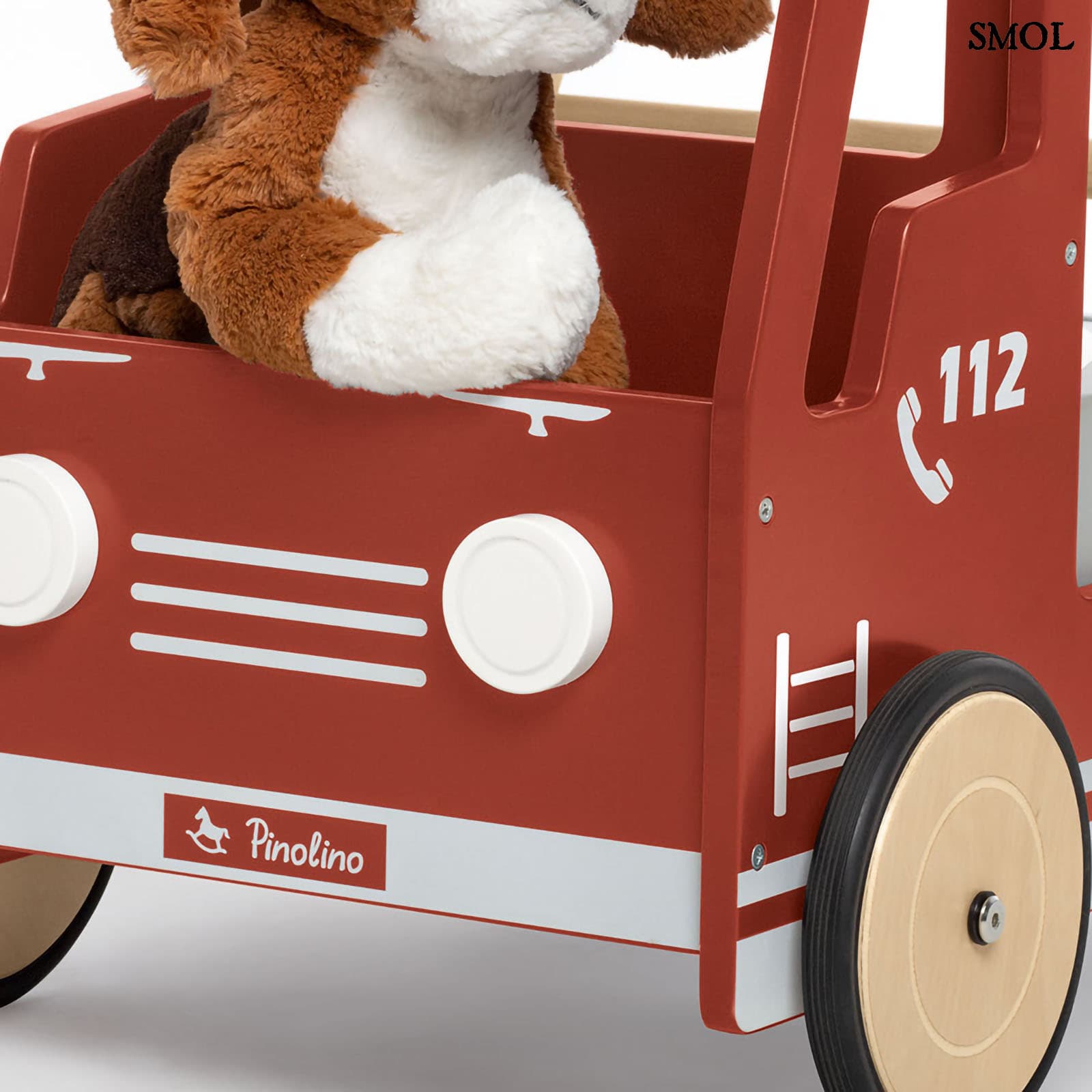 Fa Járássegítő Tűzoltóautó| FIRETRUCK FRED | SMOL - tűzoltóautó eleje nagyítva