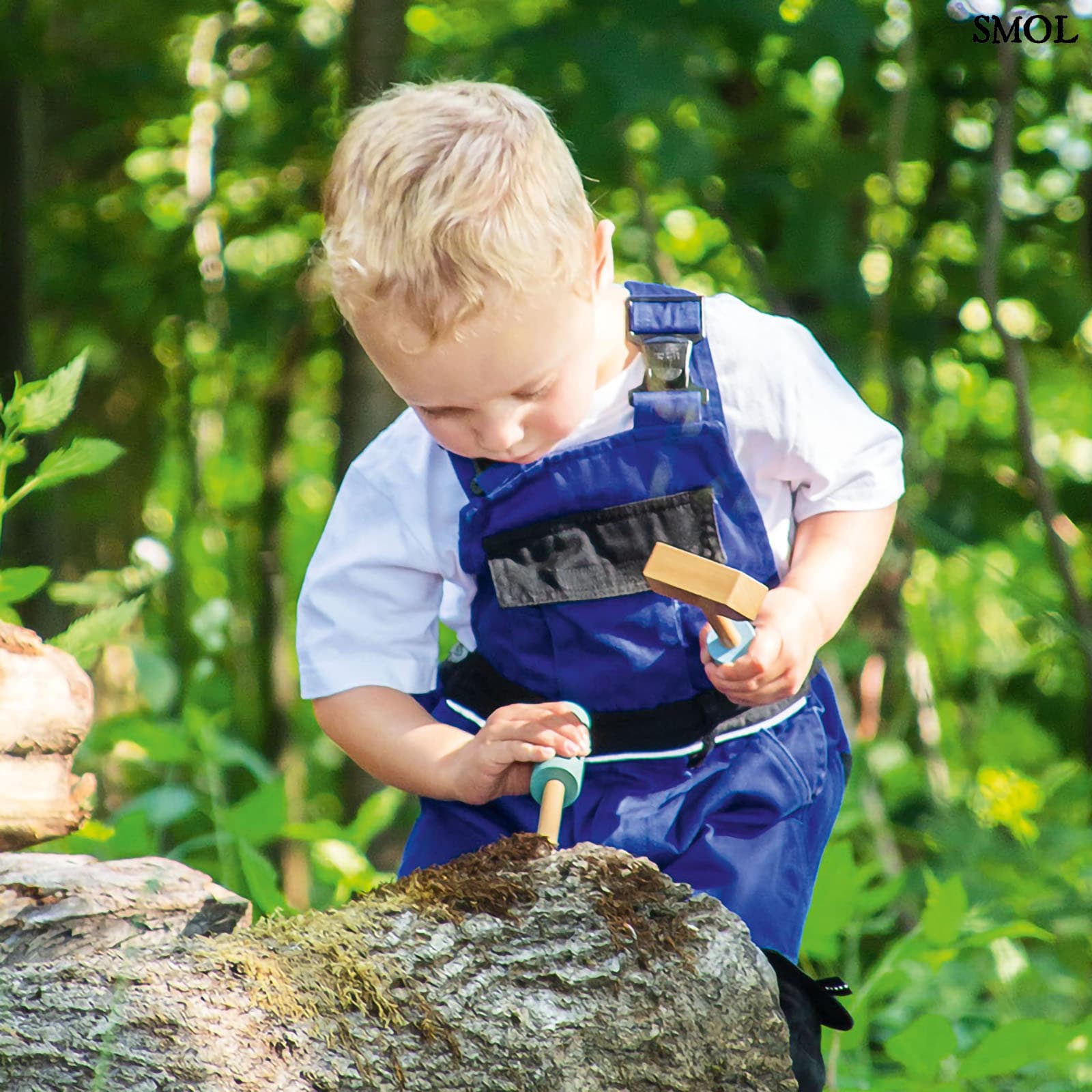 Fa Szerszámos Asztal Kiegészítőkkel | JUPP | SMOL - véső gyerekkel